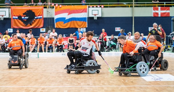 Danmark og Anders Berenth blev verdensmestre i Powerchair Hockey i 2022 i Sursee, Schweiz.